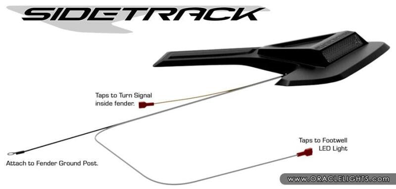 Oracle Sidetrack LED System For Jeep Wrangler JK SEE WARRANTY - 5873-504