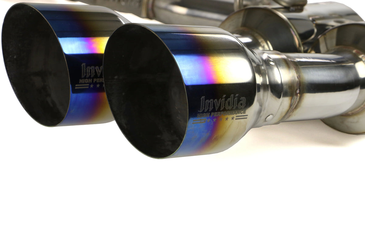 Invidia 2015+ Subaru WRX / STI Gemini/R400 Single Layer Quad Titanium Tip Cat-Back Exhaust - HS15STIGM4ST