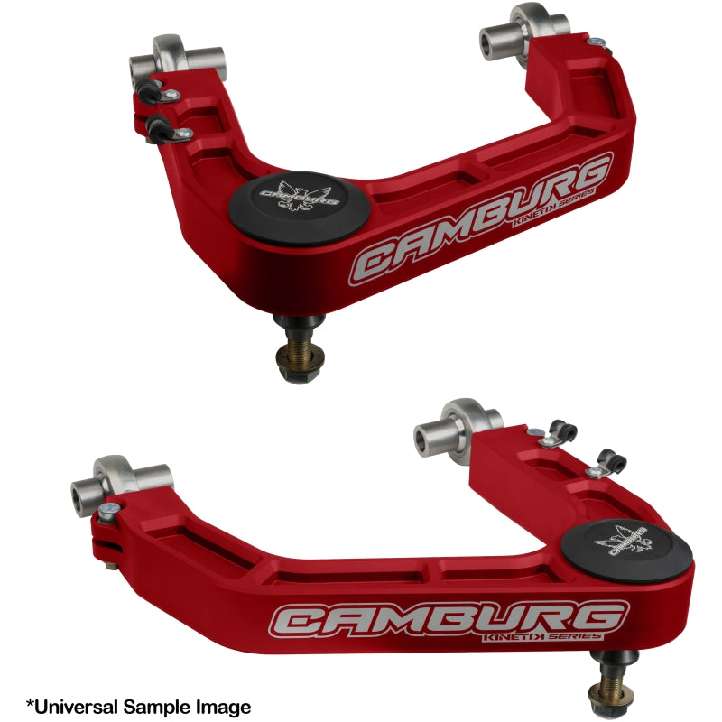 Camburg Toyota 22-23 Landcruiser 300 / 22-23 LX600 KINETIK V2 Perf Billet Uniball Upper Arms (Red) - CAM-310194-RED