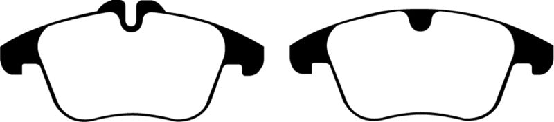 EBC 13-15 Jaguar XF 2.0 Turbo Yellowstuff Front Brake Pads - DP41911R