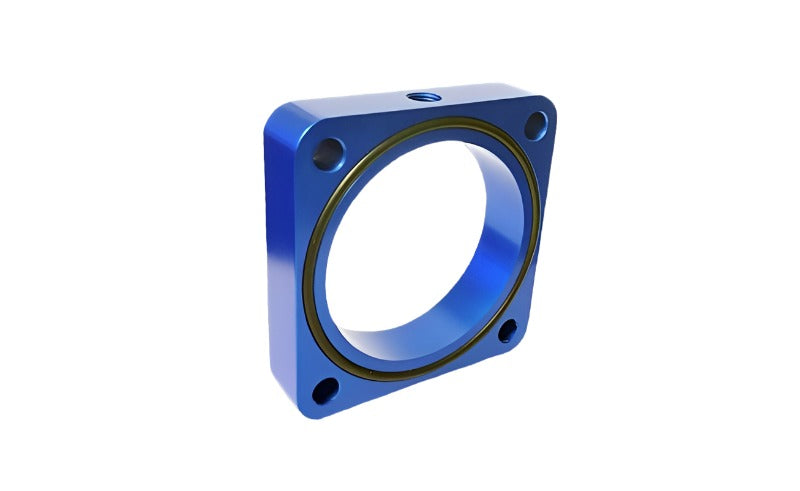 Torque Solution Throttle Body Spacer 2013+ Subaru BRZ/Scion FR-S - Blue - TS-TBS-023BU