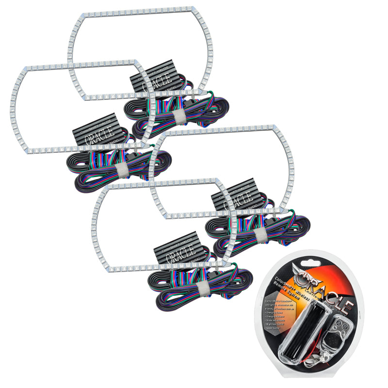Oracle Chevrolet Silverado 14-15 Halo Kit Projector Style - ColorSHIFT SEE WARRANTY - 2386-330