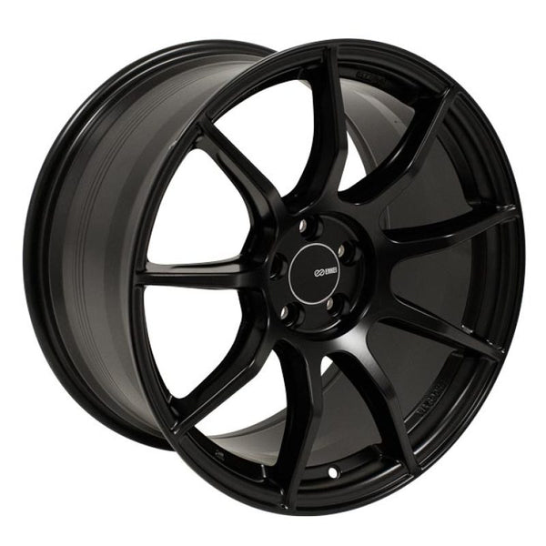 Enkei TS9 18x8 5x112 45mm offset 72.6mm Bore Black - 492-880-4445BK by Enkei
