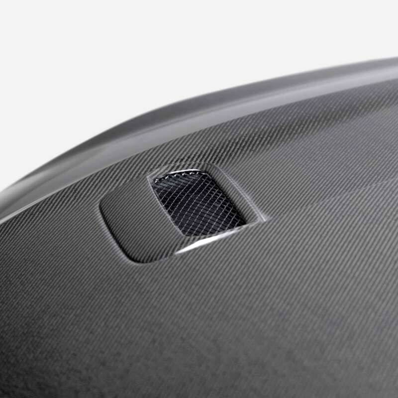 Anderson Composites 21-23 Ford Mustang Mach 1 Type-SK Double-Sided Carbon Fiber Hood - AC-HD21FDMUM1-SK-DS by Anderson Compos