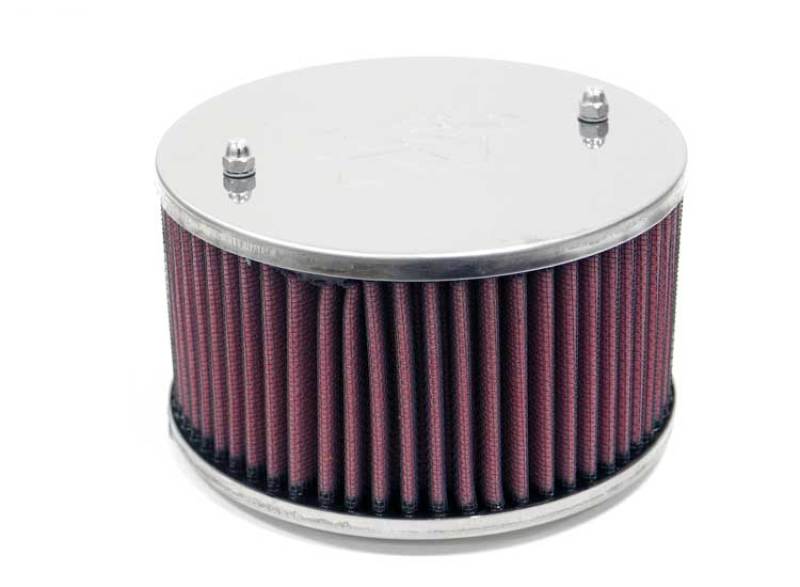 K&amp;N Universal Custom Air Filter - Round 1.625in Flange / 1.625in ID / 2.75in Overall Height - 56-9095