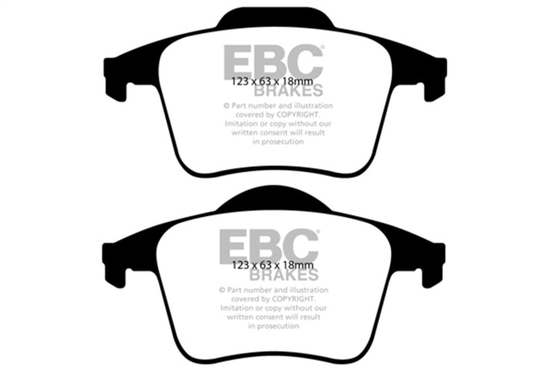 EBC 03-07 Volvo XC90 2.5 Turbo Redstuff Rear Brake Pads - DP31680C