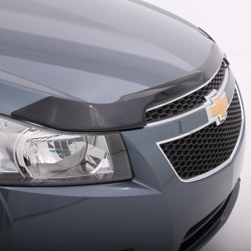 AVS 09-18 Dodge RAM 1500 Sport Aeroskin Low Profile Acrylic Hood Shield - Smoke - 322112