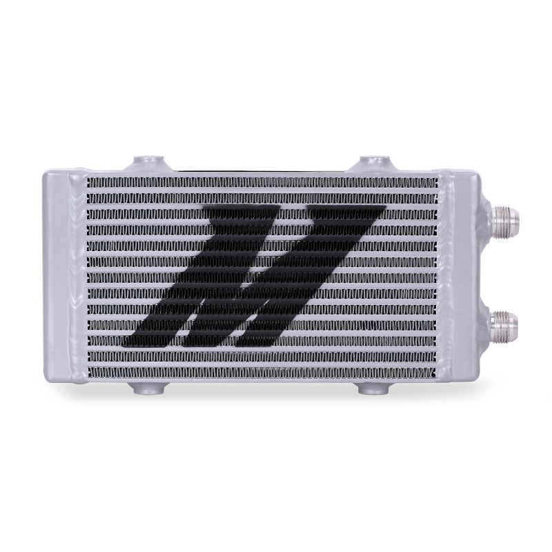 Mishimoto Universal Small Bar and Plate Dual Pass Silver Oil Cooler - MMOC-DP-SSL