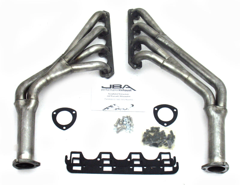 JBA 65-70 Ford Mustang 260-302 SBF 1-1/2in-1-3/4in Primary Raw 409 Tri Y Header - 6651S
