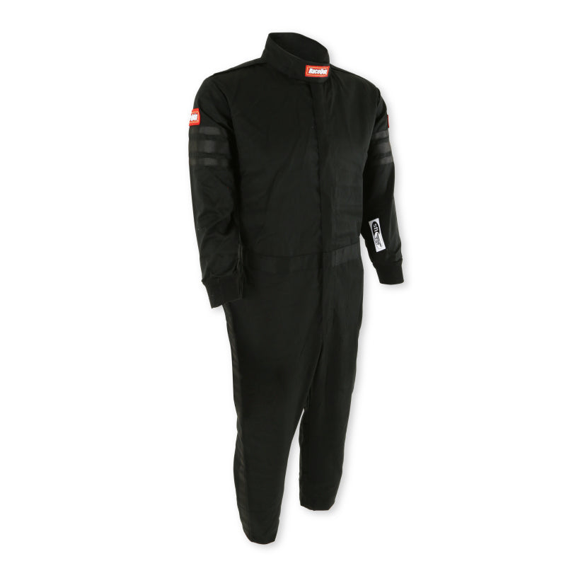 RaceQuip Black Trim SFI-1 JR. Suit - Kids Small - 1959992RQP