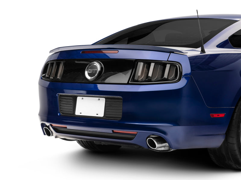 Raxiom 13-14 Ford Mustang Vector V2 Tail Lights- Black Housing (Clear Lens) - 408606