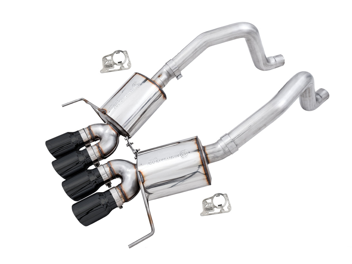 AWE Tuning 14-19 Chevy Corvette C7 Z06/ZR1 Track Edition Axle-Back Exhaust w/Black Tips - 3020-43081