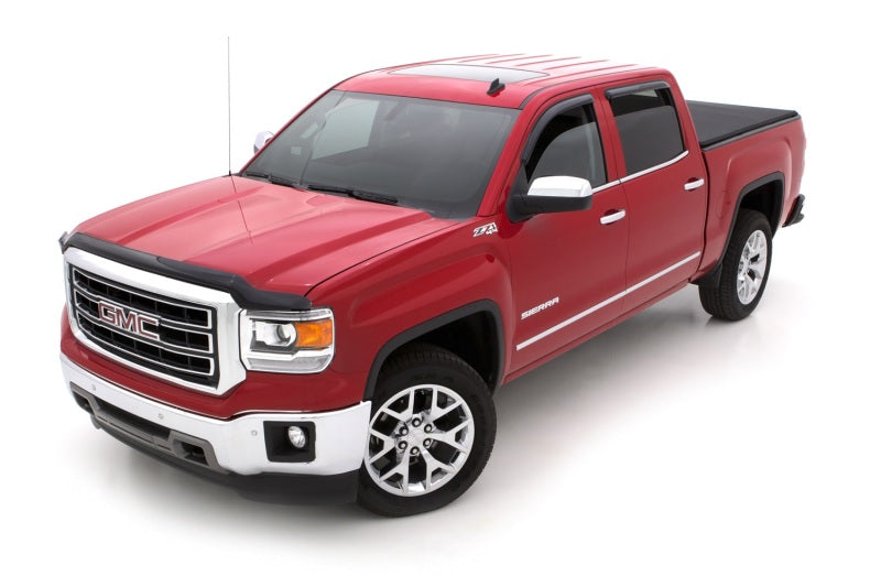 AVS 15-18 Chevy Silverado 2500 Crew Cab Ventvisor Outside Mount Window Deflectors 4pc - Smoke - 94536
