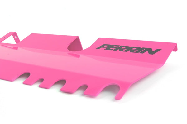 Perrin 15-21 WRX/STI Radiator Shroud (Without OEM Intake Scoop) - Hyper Pink - PSP-ENG-512-2HP for 2015-2021 Subaru WRX STI -