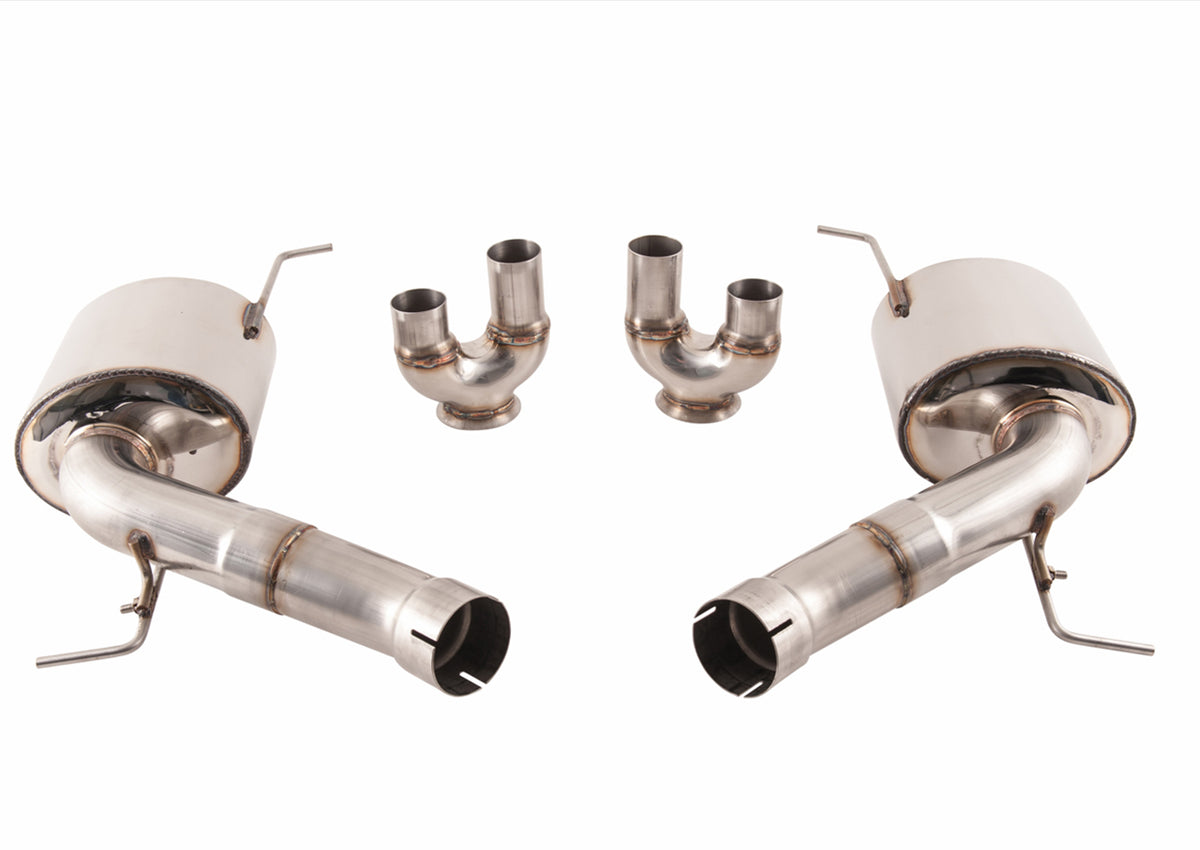 AWE Tuning BMW F10 M5 Touring Edition Axle-Back Exhaust Chrome Silver Tips - 3015-42062