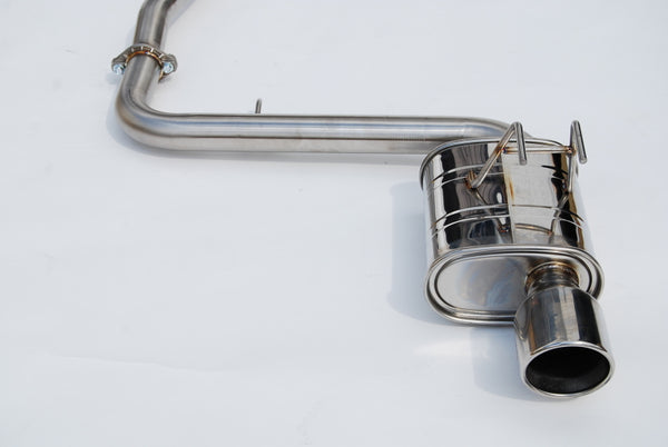 Invidia 2022+ Honda Civic Sport (2.0N/A) 60mm Q300 Cat Back Exhaust - Rolled SS Tips - HS22HC6Q31RSL for 2023 Honda Civic - f