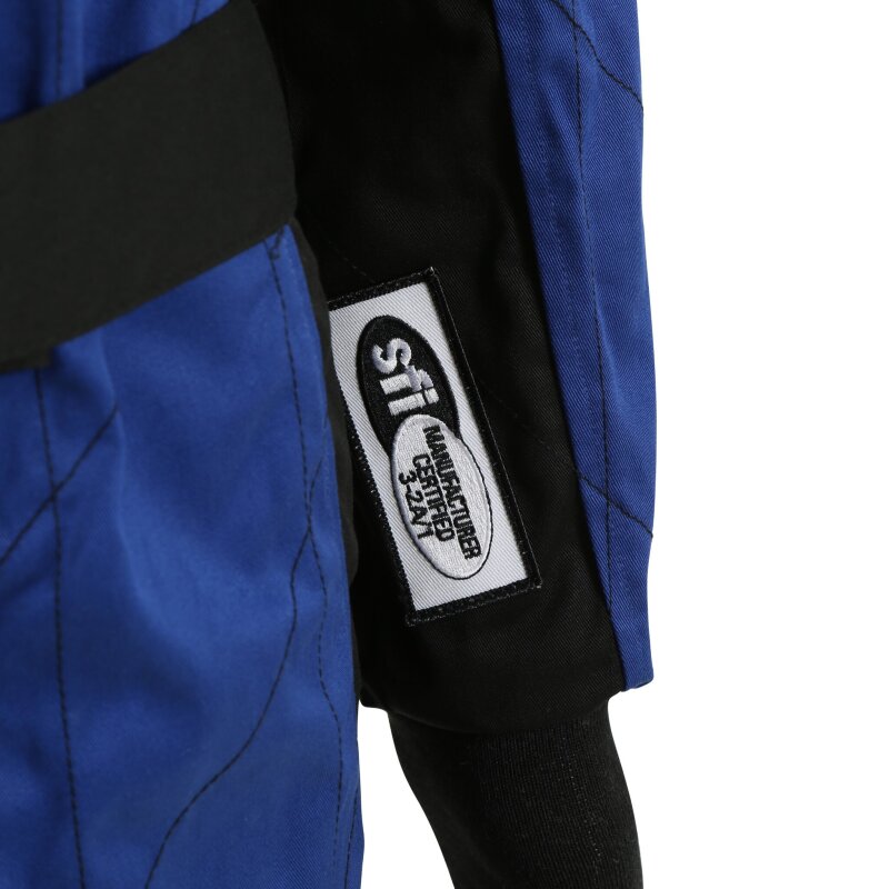 RaceQuip Blue Chevron-1 Suit - SFI-1 Medium - 130923RQP