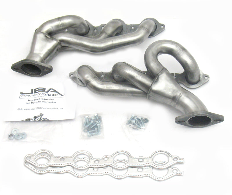 JBA 08-09 Pontiac G8 6.0/6.2L LS 1-3/4in Primary Raw 409SS Cat4Ward Header - 1811S
