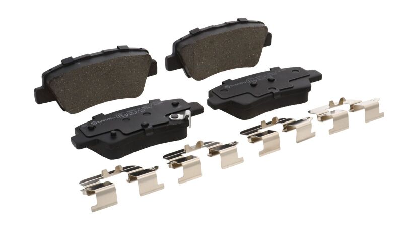Brembo OE 2017 Hyundai Elantra/18-22 Ioniq/18-19 Sonata/16-17 Veloster Low-Met Brake Pad - Rear - P30094