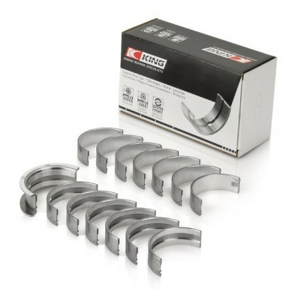 King BMW N42 B20/N46 B20 Main Bearing Set +0.50 Oversize - MB5662SI0.5 by King Engine Bearings