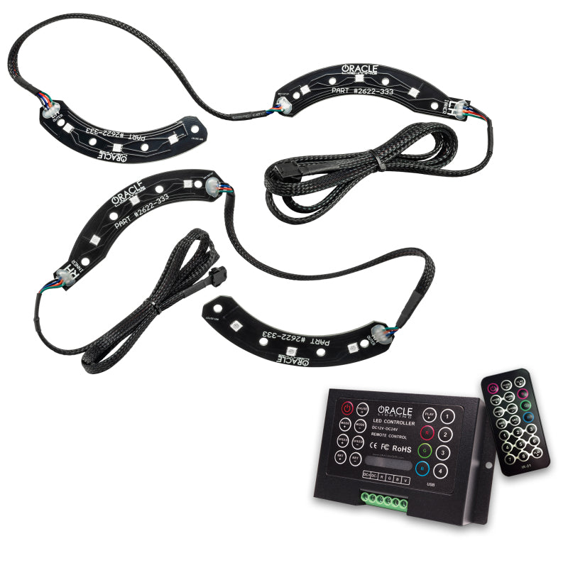 Oracle 14-15 Chevy Camaro RS Headlight DRL Upgrade Kit - ColorSHIFT w/ 2.0 Controller SEE WARRANTY - 2622-333