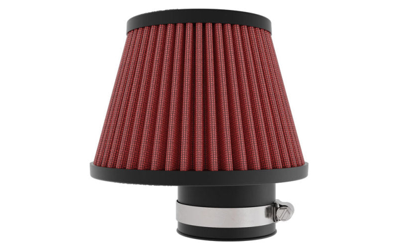 K&amp;N Universal Clamp-on Air Filter 2in Flange ID 5-3/16in Base 3-1/2in Top 3-11/16in Height w/ Vent - RU-9920