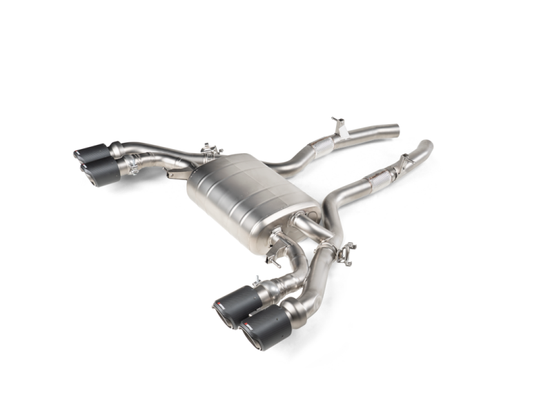 Akrapovic 2022+ BMW X4 M / X4 M Competition (F98) Slip-On Line (Titanium) (Req. Tips) - S-BM/T/29H for 2022-2025 BMW X4 - fro