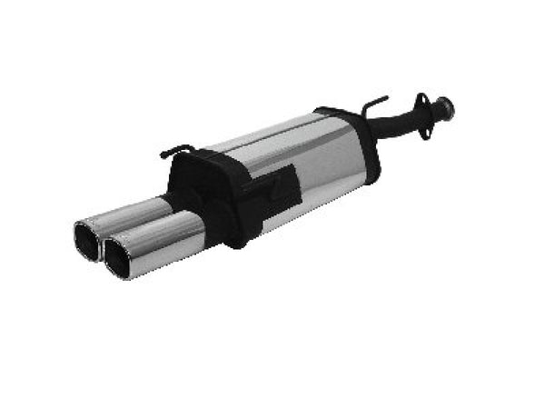 Remus 2002 Opel Astra G Caravan (Flange Connection) Kombi 2.0L Turbo 141 (Z20LET) Axle Back Exhaust - 626102 3502 by Remus