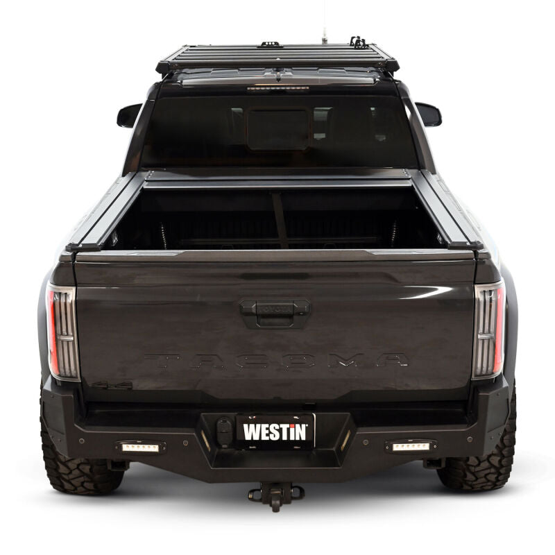 Westin 24-26 Toyota Tacoma 5ft Bed Manual Retractable Tonneau Cover - Black - 19-62785