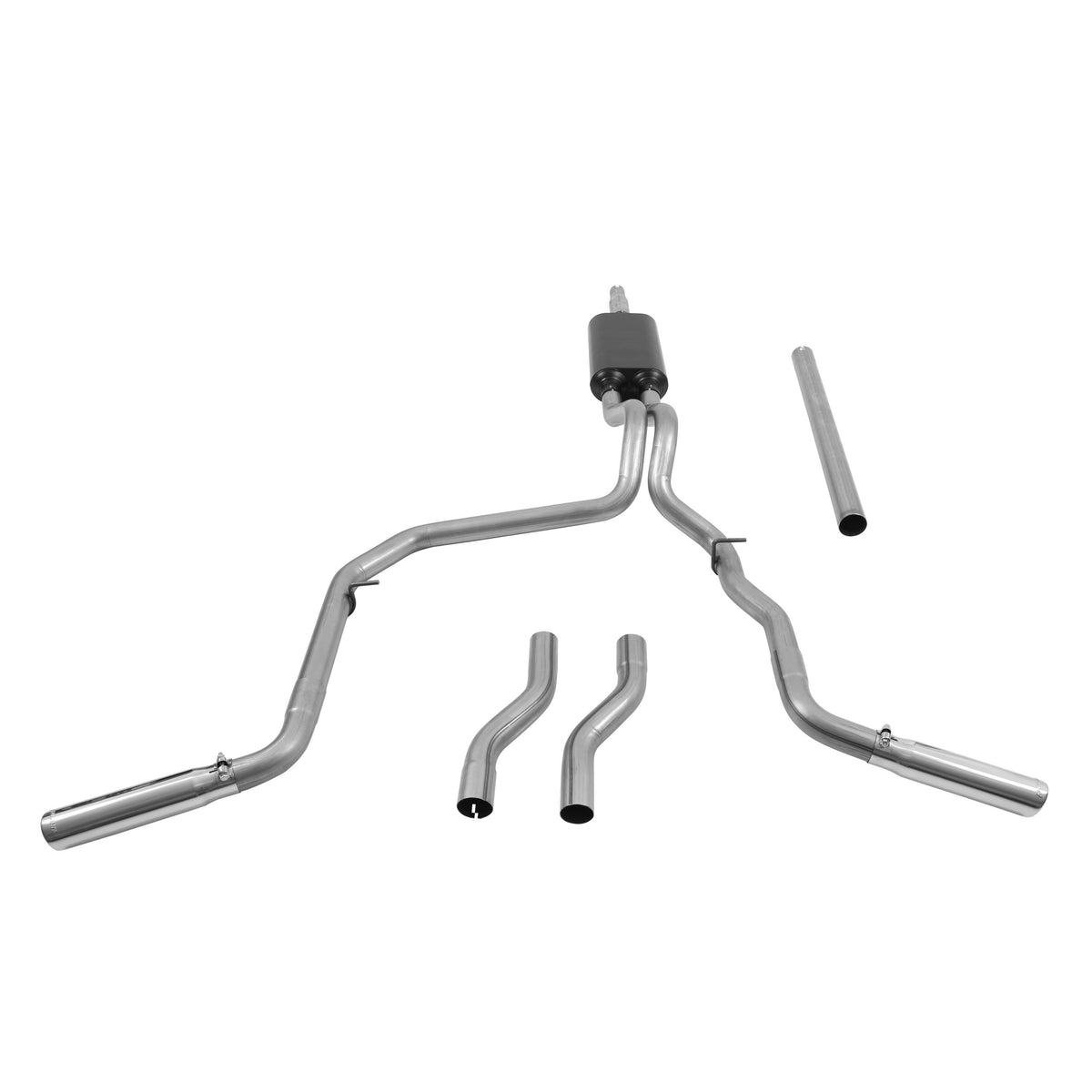 Flowmaster American Thunder Cat-Back Exhaust System - 1987-1996 Ford F-150 - Stainless Steel - 817471 - 2