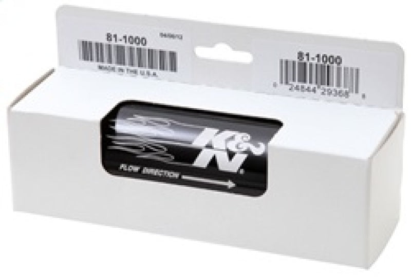 K&amp;N 2in OD x 6in L 6AN 25 Micron In-Line Fuel/Oil FIlter - 81-1000