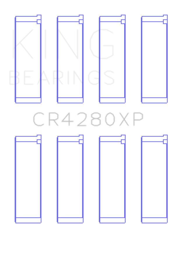 King Subaru WRX/STi EJ20/EJ22/EJ25 48mm Rod (Size +0.25) Performance Rod Bearing Set - CR4280XP0.25