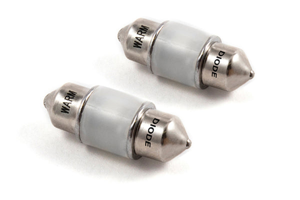 Diode Dynamics 29mm HP6 LED Bulb Warm - White (Pair) - DD0350P for 1998-2026 Nissan Frontier - front view