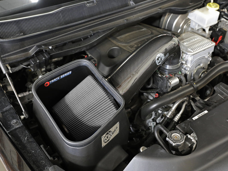 aFe 19-20 Dodge RAM 1500 5.7L Track Series Carbon Fiber Cold Air Intake System w/Pro DRY S Filter - 57-10011D