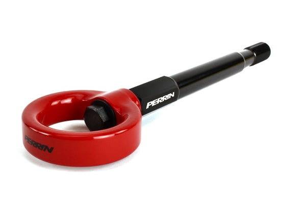 Perrin 22+ BRZ/GR86 Tow Hook Kit (Front) - Red - PSP-BDY-236RD for 2022-2025 Subaru BRZ - front view