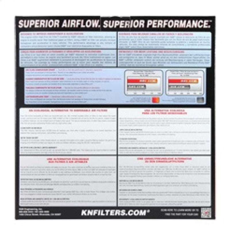 K&amp;N Replacement Air Filter FORD VAN, V8-7.3L DIESEL, 1992 - E-1461
