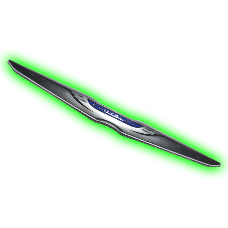Oracle Chrysler Illuminated LED Sleek Wing - Green SEE WARRANTY - 3019-004