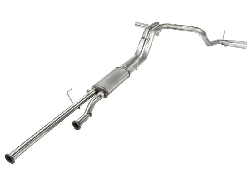 aFe MACHForce XP 2-1/2in to 3in 409 SS Cat-Back Exhaust w/ Polished Tips 10-17 Toyota Tundra V8 5.7L - 49-46014-P