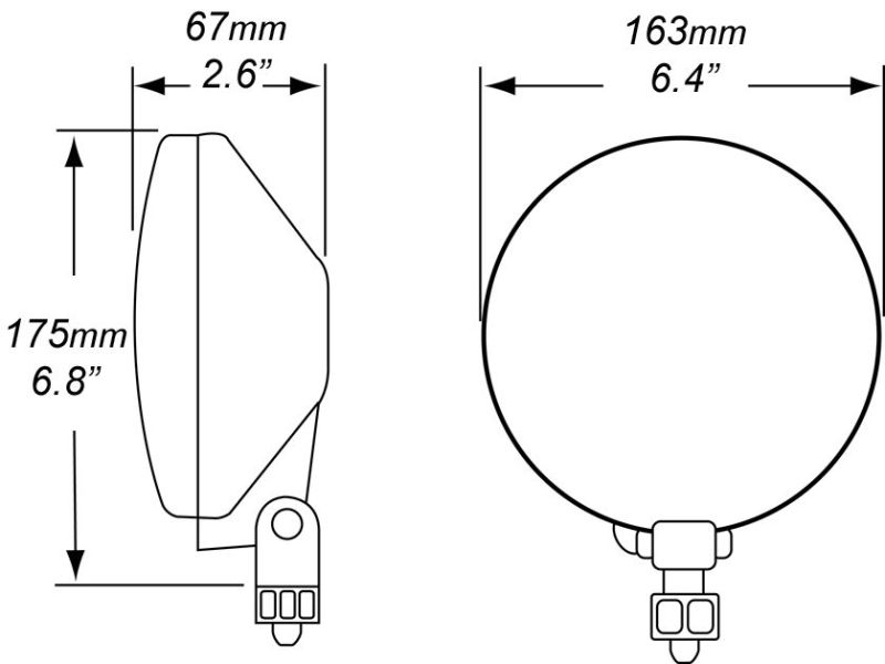 Hella 12V H3 12V ECE Fog Lamp - 005750411