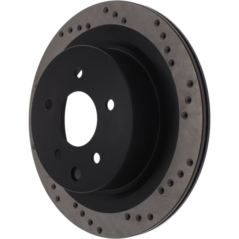 StopTech 08-12 Infiniti EX35 Cryo Drilled Sport Rear Right Rotor - 128.42088CR