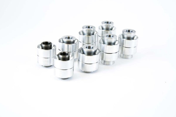 SPL Parts 2009+ Nissan 370Z Rear Knuckle Monoball Bushings - SPL RKB Z34 for 2007-2013 INFINITI G - front view