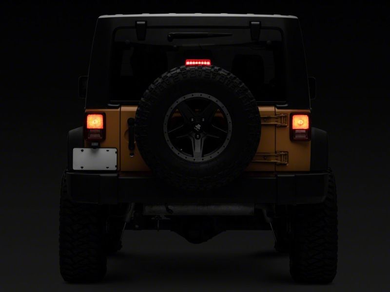 Raxiom07-18 Jeep Wrangler JK Axial Series Hyper Flash LED Third Brake Light- Red - J137870