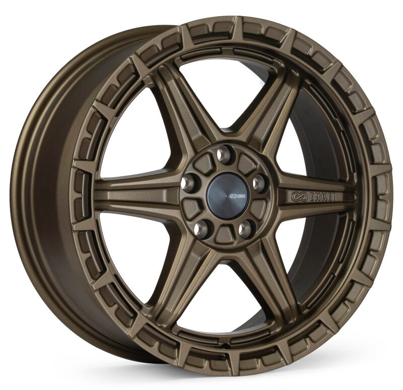 Enkei Trail-Finder OVL 17x7.5 / 5x114.3 BP / ET45 / 72.6mm Bore - Matte Bronze Wheel - 559-775-6545ZP