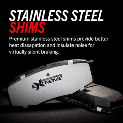 Clearance - Power Stop 16-18 Focus RS Front Z26 Extreme Street Brake Pads w/Hardware - Z26-1977