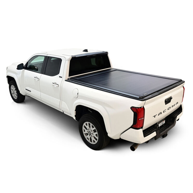 Westin Manual Retractable Tonneau Cover 24-26 Toyota Tacoma 6ft Bed Black - 19-62795