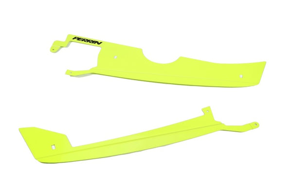 Perrin 22-23 Subaru WRX Radiator Shroud - Neon Yellow - PSP-ENG-513NY by Perrin Performance - front view
