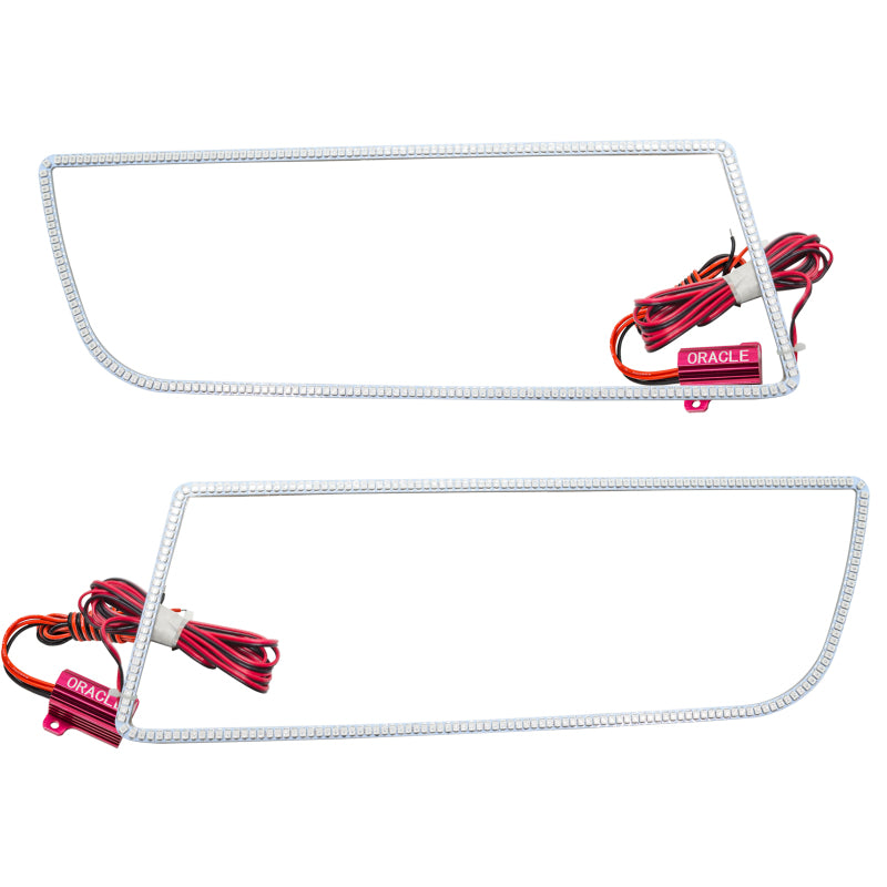 Oracle Chevrolet Camaro Non-RS 14-15 LED Halo Kit Square Style - White SEE WARRANTY - 2255-001