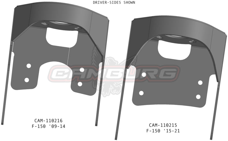 Camburg 09-14 Ford F-150/ Raptor 4wd Raptor Conversion Coil Bucket Kit - CAM-110216