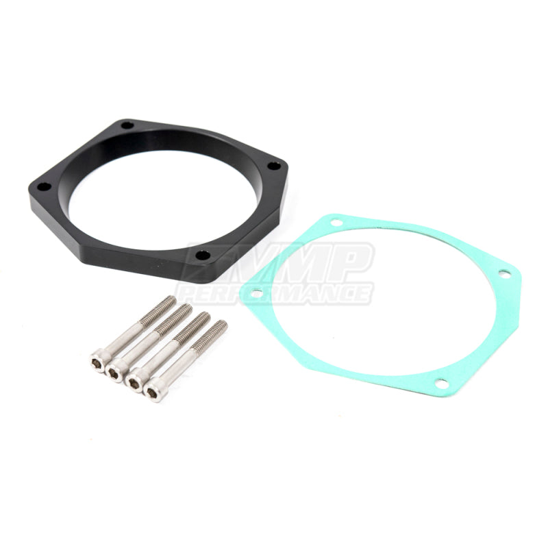 VMP Performance 105mm Throttle Body Adapter Plate Kit - Black Anodized - VMP-INA023