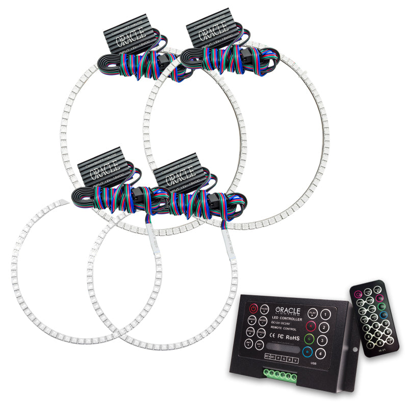 Oracle Jeep Grand Cherokee 08-10 Halo Kit - ColorSHIFT w/ 2.0 Controller SEE WARRANTY - 1298-333